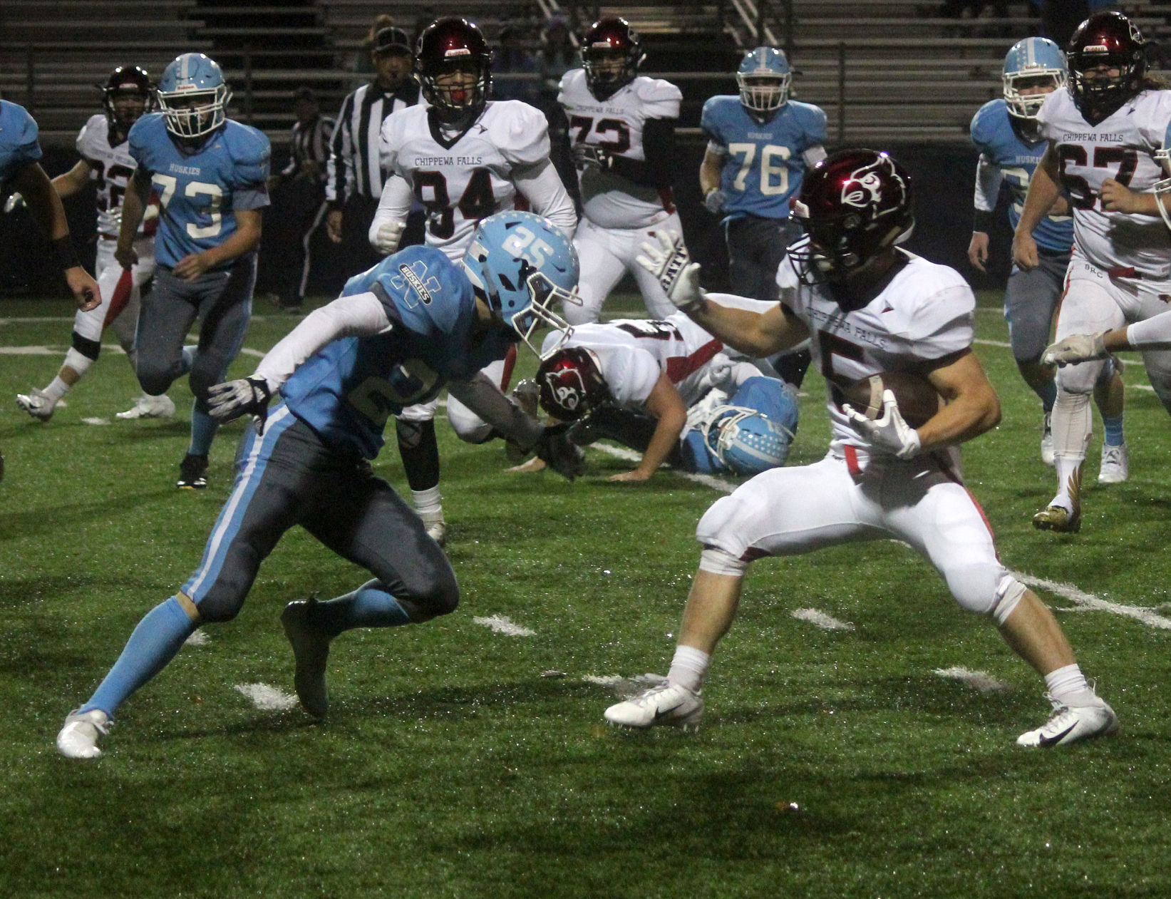 Chi-Hi football at Eau Claire North 10-5-18